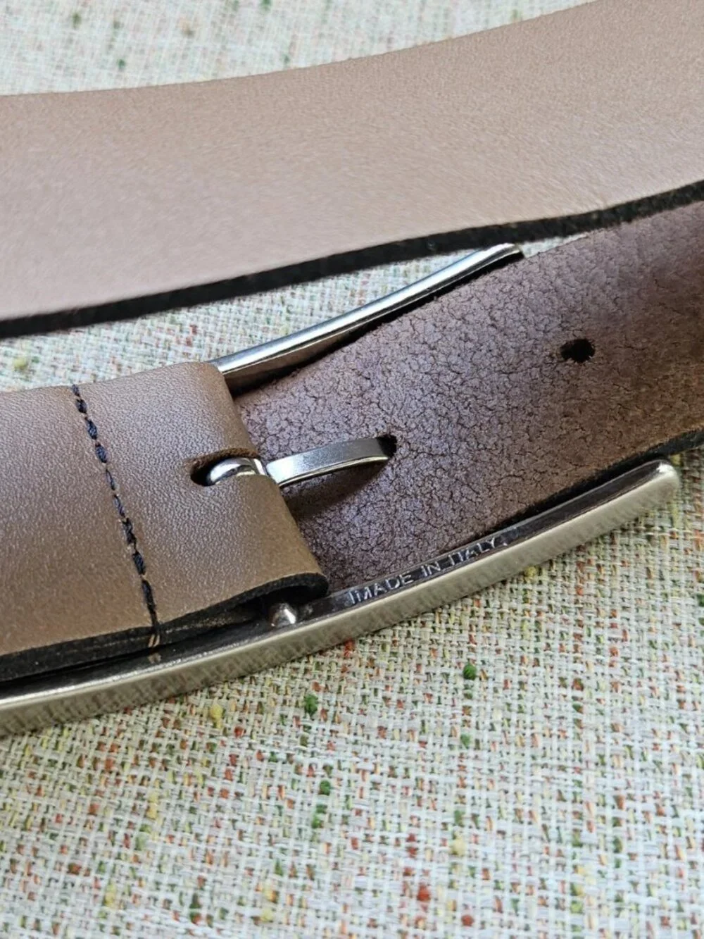 Vintage BERND GOTZ Belt Genuine Leather German Made Unisex Waistband Siz